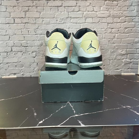 Size 10 - Jordan 3 (III) Retro White 'Flip' Men's - 315767-101 (2007) - Picture 3 of 7